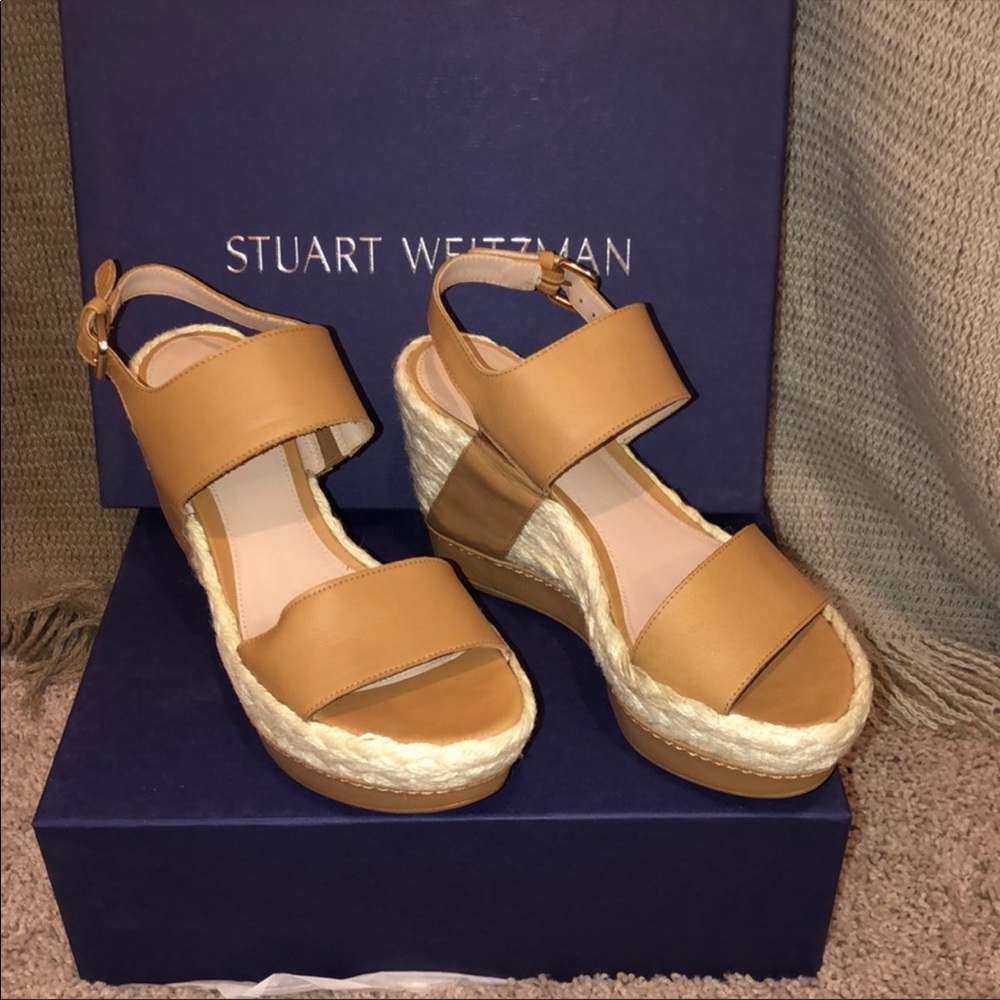 Stuart Weitzman espadrille wedges